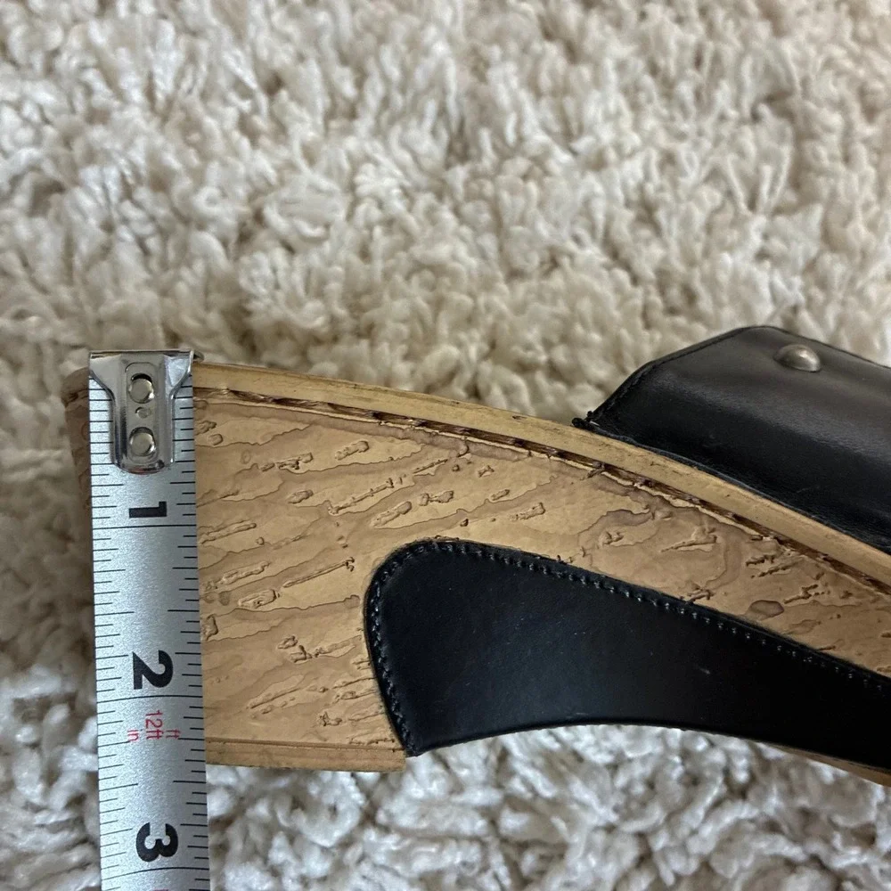 Alegria Lana Woven Wedge Slide Sandals Women's EU 38 US 8 Summer Comfort Boho